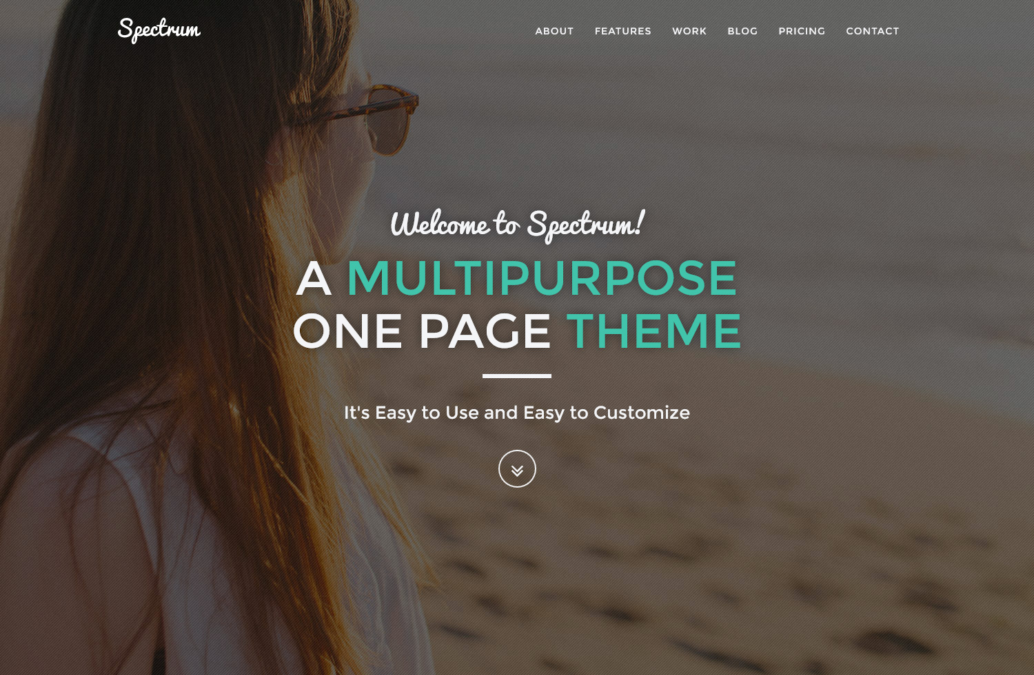 Spectrum - One Page Bootstrap Theme
