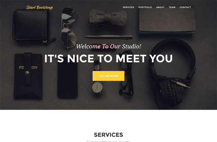 Free Bootstrap Agency Theme - Start Bootstrap